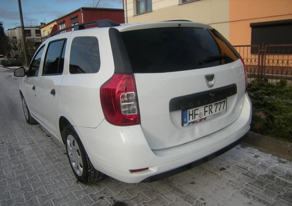 Dacia Logan cena 14500 przebieg: 180000, rok produkcji 2017 z Biała małe 191